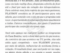 14 gatas do reality show Casa Bonita 5 - Playboy 2013