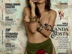 Revista Playboy Nacional Mês de Agosto 2014 - Nanda Costa a Gostosa da Novela Império