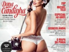 Revista Playboy Mês de Fevereiro de 2015 - Nuelle Alves a Dona Candinha do Domingo Show