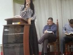 Contribuição Amadora Brasileira – Novinha Crente Dando Para Pastor da Igreja da Sua Cidade