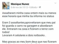 Vazou no WhatsApp Video Porno Caseiro de Monique Nunez Que Teve a Casa Roubada - 3