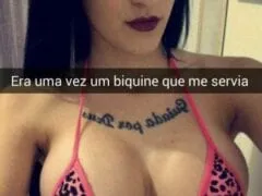 Contribuição Caseira Nacional - Larissa Pimentel de 18 anos Envia Fotos dos Seus Peitos Para Ficante no Seu Snapchat e Cai na Net - BA