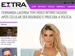 Fernanda Lacerda, a Mendigata do Pânico na Band, Tem o Celular Roubado e Vídeos Íntimos da Gostosa se Masturbando Vazam no WhatsApp