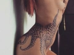 Contribuição Amadora Nacional - Magrinha Tatuada Deliciosa Caiu na Net em Fotos Íntimas Após Ter o Seu Celular Furtado - RS