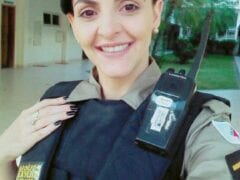 Contribuição Caseira Nacional - Maita Sousa Policial Militar de Minas Gerais Envia Nudes Fardada Pra Colega de Profissão e Cai na Net