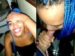 Mulata Safadinha de Cabelo Azul Cai de Boca na Piroca do Amigo e Fica Brava Pedindo Pra Ele Desligar a Câmera Mas Vídeo Para na Net – Xnxx