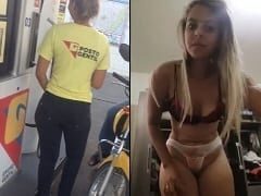 Frentista Gostosa do Posto Gentil de Ubá – MG Cai na Net ao se Exibir Nua e se Masturbar em Vídeo Íntimo Que Enviou Pro Ex – 2