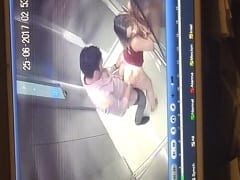 Casal Tarado Foi Flagrado Por Câmeras de Segurança Dando Uma Rapidinha no Elevador e Porteiro Puxou as Imagens Pra Jogar na Web – Flagra Amador