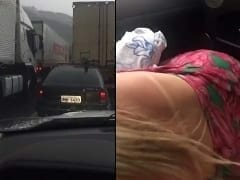 “Que Merda, Estrada Parada” Malandro Gravou um Vídeo da Estrada Parada Mas Quando Virou a Câmera Mostrou Que Estava Ganhando um Boquete – Caiu na Net