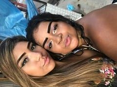 Carla e Tati Duas Baianas Deliciosas Fizeram um Ménage Com Empresário e Malandro Ainda Gravou um Vídeo da Putaria Com Elas – BA