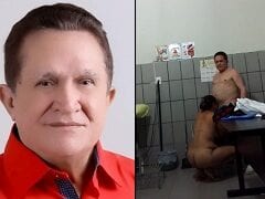 José Hilson Prefeito de Uruburetama – CE Que é Ginecologista e Está Sendo Acusado de Assédio Sexual Grava um Vídeo Escondido Transando no Posto de Saúde Com Paciente