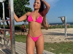 Paula Lima Modelo Musa do Corinthians Apareceu Pelada no Banheiro do Motel Rebolando Gostoso Pro Cara
