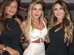 Natacha, Erika, Nathália e Yanca Dançarinas Gostosas do Faustão Ficaram Rebolando ao Som de Funk Seduzindo Nos Bastidores da Globo