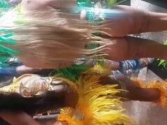 Carnaval 2019: Loirinha Maravilhosa Que ia Desfilar em Escola de Samba Com a Bunda de Fora Foi Filmada Por um Tarado – Amadora