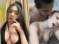 Giselle Montes Ninfetinha Deliciosa do México Ficou Gravando um Vídeo Selfie Enquanto Entrava na Rola no Chuveiro