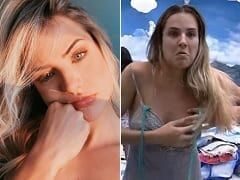 BBB20: Gabi Martins cantora loira maravilhosa pagou peitinho pela segunda vez tirando o sutiã dentro do quarto – caiu na net