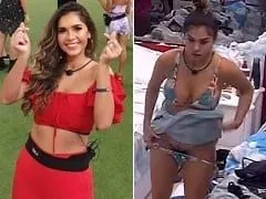 BBB20: Gizelly Bicalho foi a primeira da casa a pagar bucetinha em um flagra delicioso enquanto colocava a calcinha