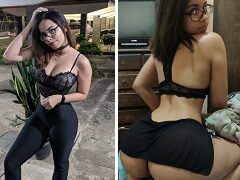 Karen Martini ninfeta moreninha deliciosa em cenas picantes de fio dental