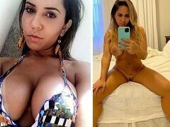 Mulher Melão no seu onlyfans se exibindo peladinha