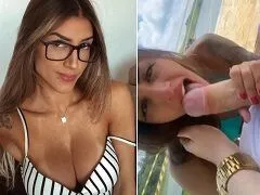 Nathália Ramonny morena linda mamando ao ar livre e se exibindo