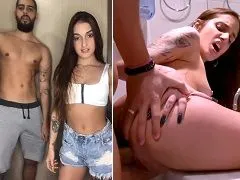 Kevlyn Santos e namorado transando no banheiro