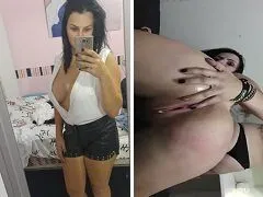 Casada peituda deliciosa fodendo em ménage com amiguinha