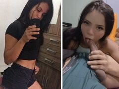 Vivi Passos novinha mamando e dando uma sentada gostosa em pornô