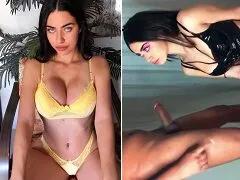 Karina Veiga ninfeta deliciosa mamando até engolir muita porra