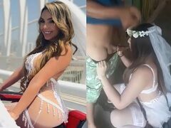 Flagra de sexo no carnaval 2023 em Copacabana com a Mimi Boliviana fodendo na rua