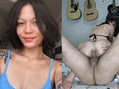 Ivana Kawakami transando quicando com o cuzinho em vídeo caseiro