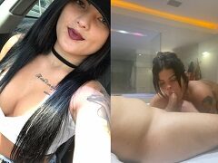 Karlla Fariaz chupando pau do amigo no motel em vídeo amador