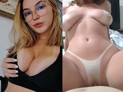 Gabi Fardim transando com o namorado e ganhando leite na barriguinha