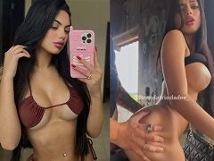 Brenda Trindade transando em galpão abandonado até ganhar porra na cara