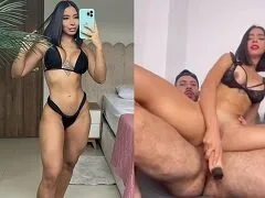 Daniela Antury fodendo com o namorado sentando com o cuzinho