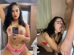 Érica Moraes pelada mamando a piroca do namorado em um vídeo amador caseiro
