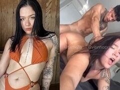 Bi Mejia fodendo de bruços e ganhando muito leite na sua boquinha