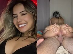 Larissa Escobar fodendo com namorado dando uma cavalgada deliciosa