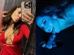 Renata Frisson Mulher Melão mamando e fodendo no gloryhole com consolos