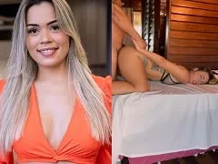 Bia Sanches fodendo de quatro com seu parceiro em sexo caseiro gostoso