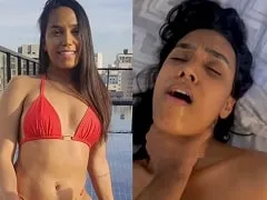 Daniely Patrícia transando arreganhada e exibindo seus peitos deliciosos