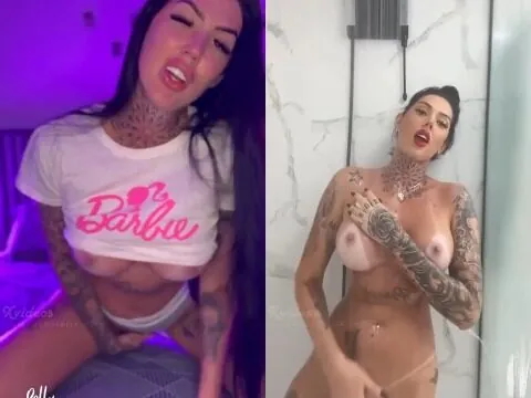 Punheta guiada com uma moreninha tatuada de São paulo