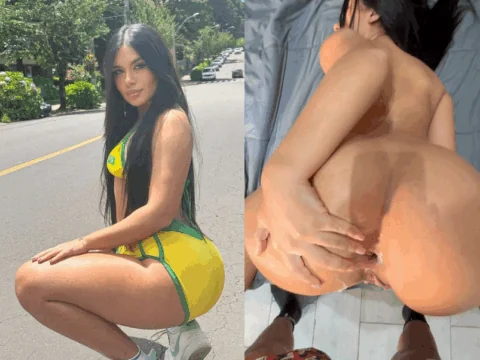 Sexo anal com a moreninha que abre bem esse cuzinho