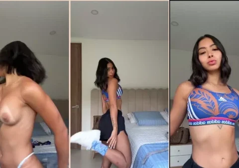 Daniela Antury mostrando seus peitos siliconados lindos