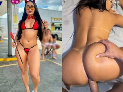 Edna Samara ficou de quatro e fodeu muito gostoso