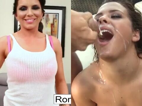 Mulher branca engolindo com gosto a porra do negão