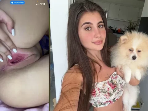 Gostosa de Belém masturbando a xereca ao vivo no telegram