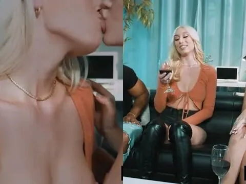 Loiras gostosas se entregam ao mesmo homem em vídeo picante