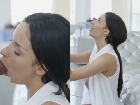 Gostosa sentando no pau grosso e pedindo pra meter no cuzinho