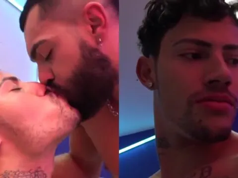 Loira safada chupando pau grosso no banheiro da barbearia
