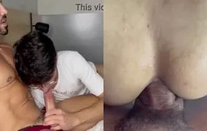 Machão dominador comendo o novinho safado com força e tesão